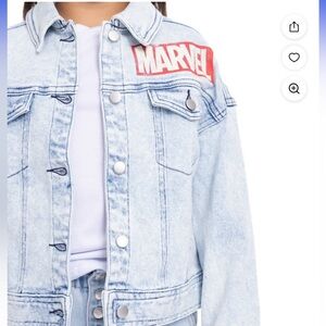 Disney Marvel Girls' Denim Jacket